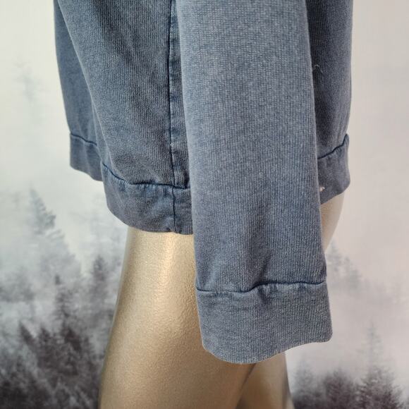 H&M Disney Mickey Mouse Quilted Blue Sweatshirt | Women's Small - Picture 7 of 12